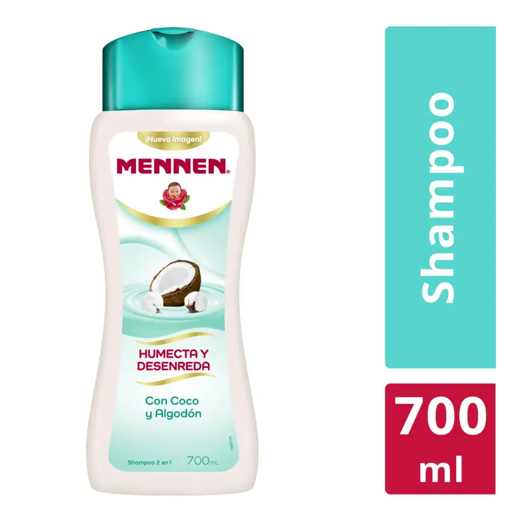 Shampoo Mennen Coco Y Algodón 700 Ml 