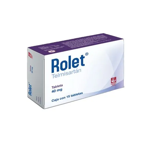 Rolet 40 Mg 15 Tabletas 