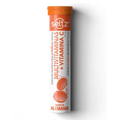 Seltz Multivitaminas Suplemento Alimenticio 20 Tabletas Efervescentes 