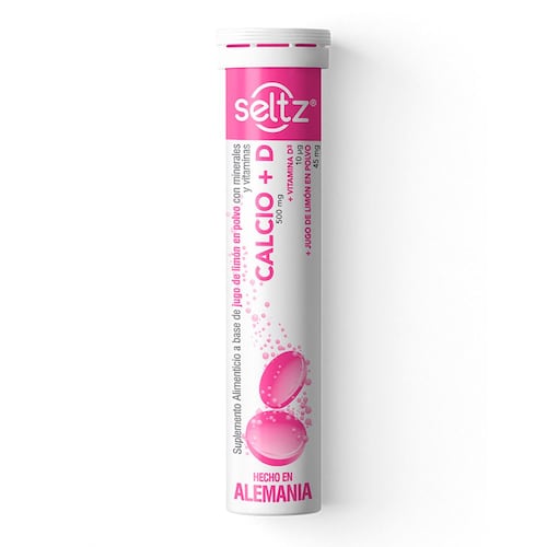 Seltz Calcio+D Suplemento Alimenticio 20 Tabletas Efervescentes 