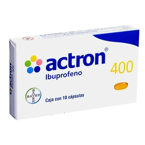 Actron 400 400 Mg 10 Cápsulas