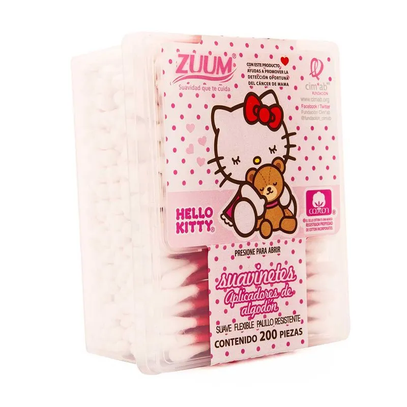 Aplic Algodón Zuum Hello Kitty C/200     