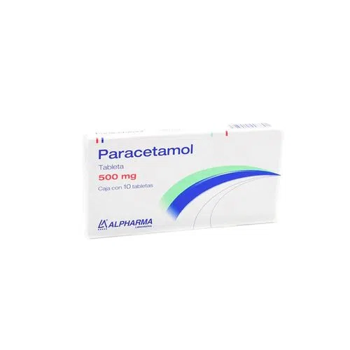 Paracetamol 500 Mg 10 Tabletas Genérico Alpharma 