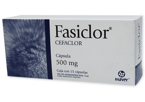 [7502009741425] Fasiclor Cefaclor 500 Mg 15 Cápsulas Genérico Maver 