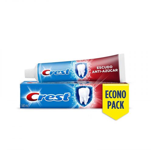 Pasta Dental Crest Escudo Anti-Azúcar 140Ml