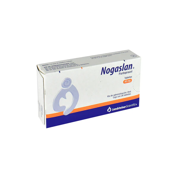 [7502247376694] Nogaslan Pantoprazol 40 Mg 28 Tabletas Genérico Landsteiner 