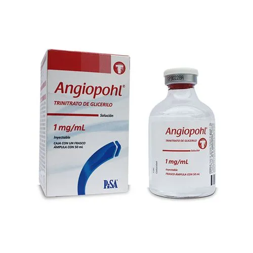 Angiopohl 1 Mg Solución Inyectable Frasco Ámpula 50 Ml