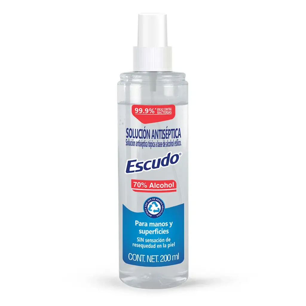 Escudo Solución Antiséptica En Spray 1 Pieza De 200Ml