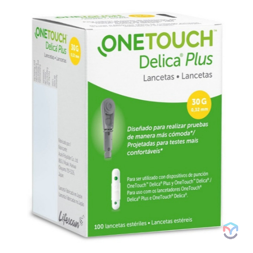 One Touch Delica Plus 100 Lancetas 