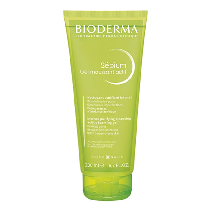 [3701129803400] Gel Limpiador Espumoson Activo Bioderma Sébium 200 Ml 