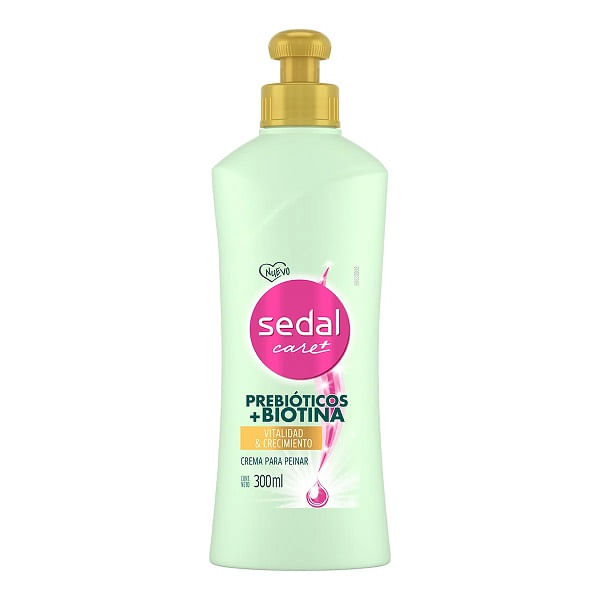[7506306224780] Crema Para Peinar Sedal Prebióticos + Biotina 300 Ml 
