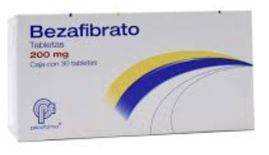 Bezafibrato 200 Mg 30 Tabletas Genérico Psicofarma