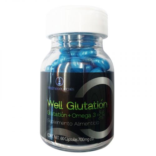 Well Glutatión 700 Mg Suplemento Alimenticio 60 Cápsulas 