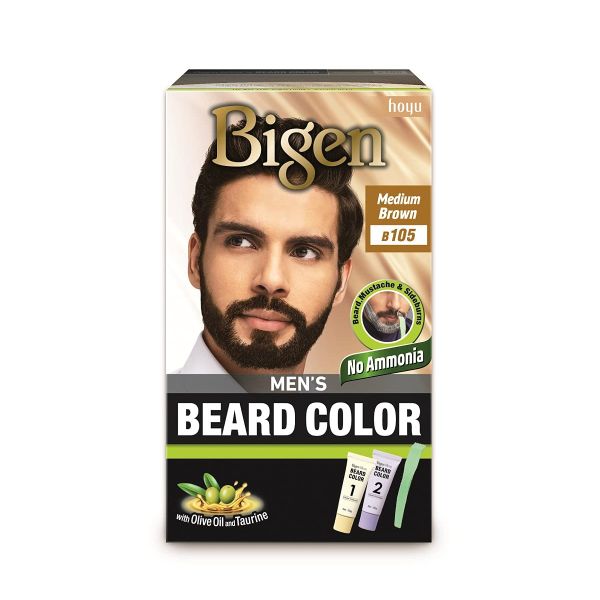 [4549228105709] Tinte Bigen Men Barba-Bigote Castaño Medio 105 