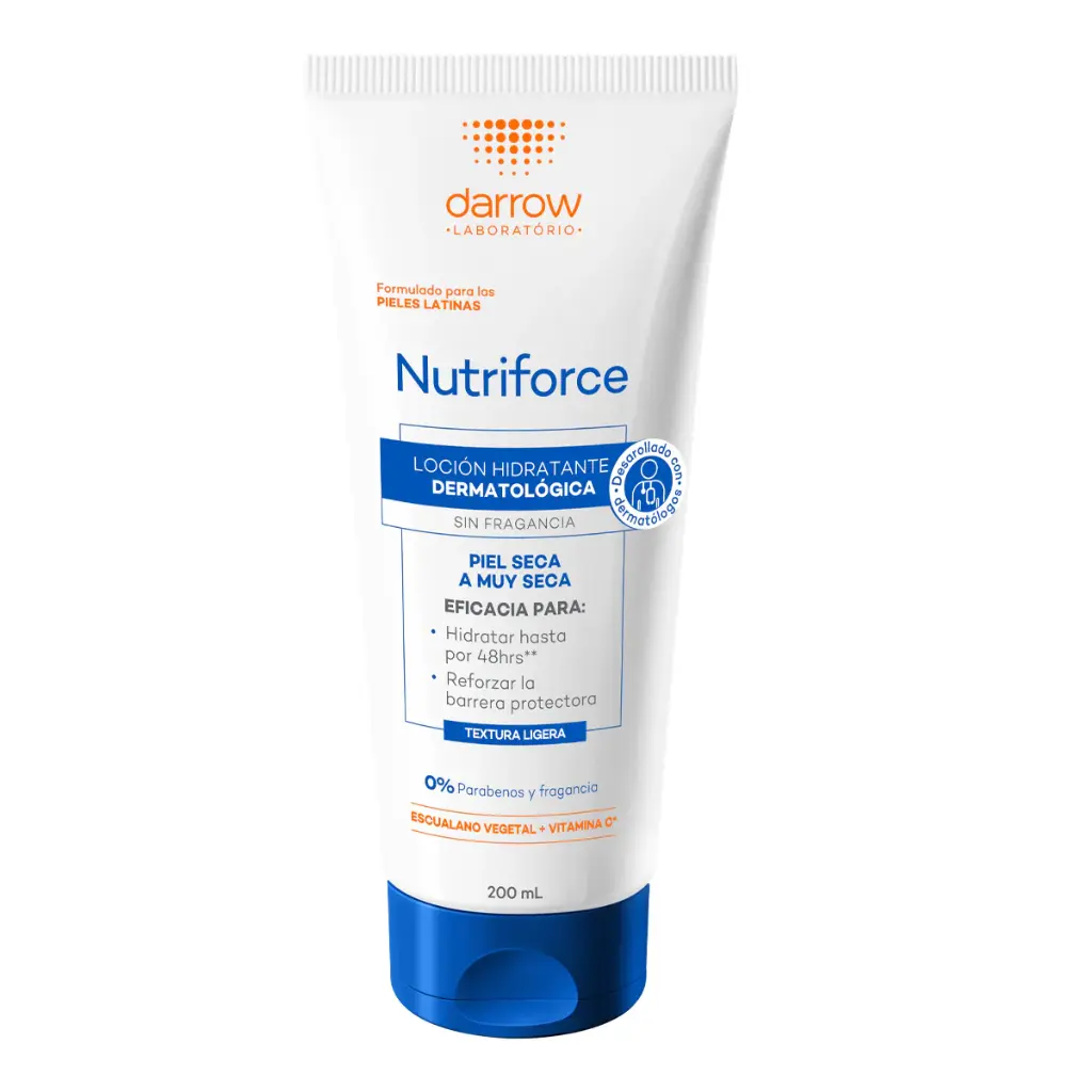 Nutriforce Darrow Loción Hidratante Sin Fragancia 200 Ml 