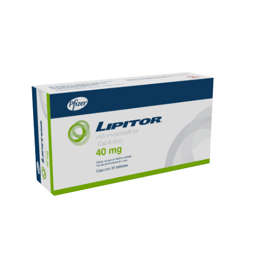 Lipitor 40 Mg 30 Tabletas 