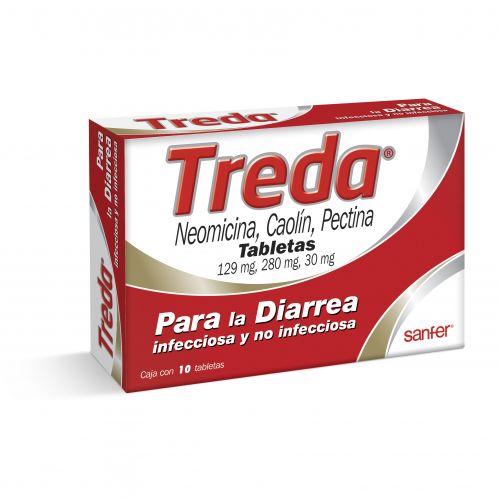 Treda 129/280/30 Mg 10 Tabletas 