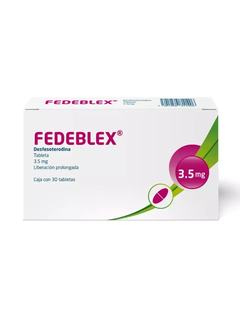 Fedeblex 3.5 Mg Caja Con 30 Tabletas