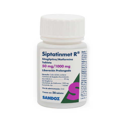 Siptatinmet R 50 + 1000 Mg 56 Tabletas 