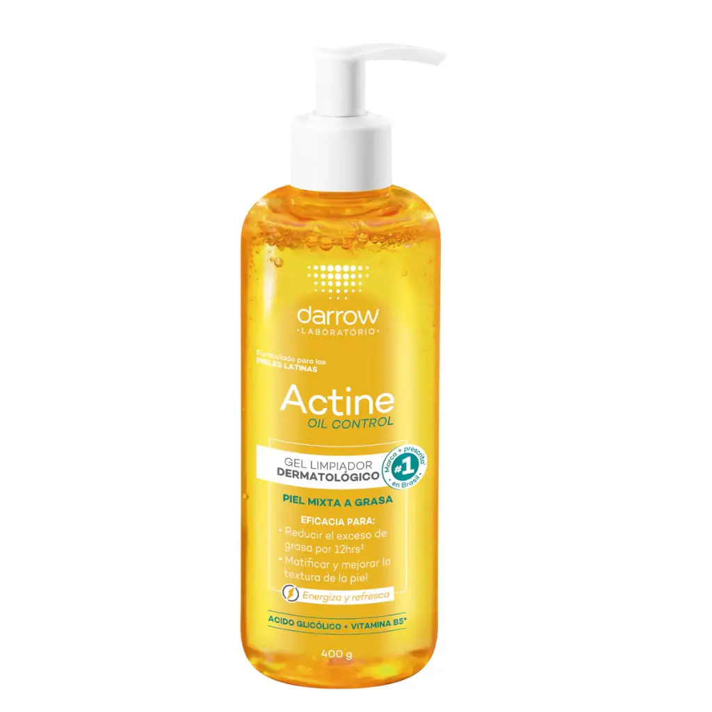 Actine Oil Gel Darrow Piel Mixta A Grasa Barra 400 G 