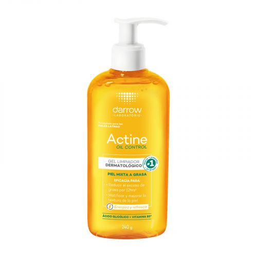 Darrow Actine Oil Control Gel Limpiador 240G.