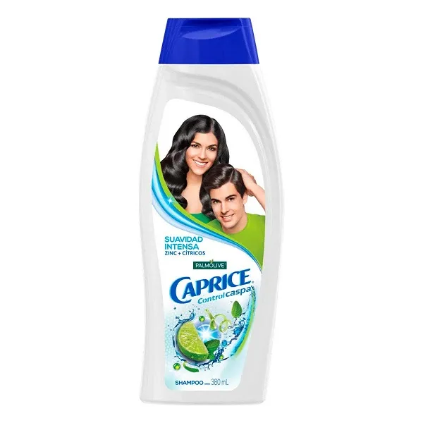 Shampoo Caprice Control Caspa Limpieza Refrescante 380 Ml 