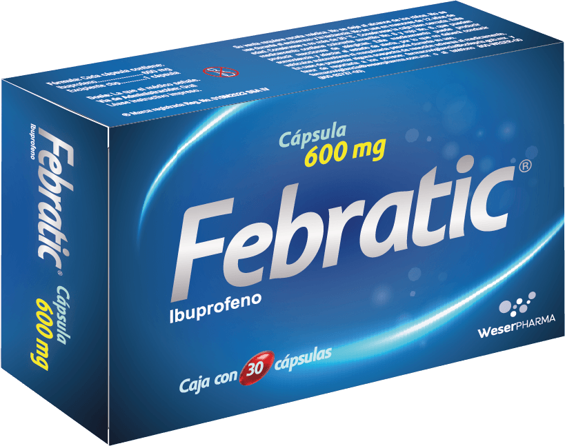 Febratic 600 Mg 30 Cápsulas 