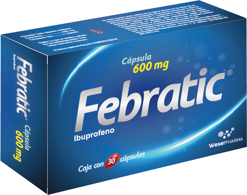 Febratic 600 Mg 30 Capsulas