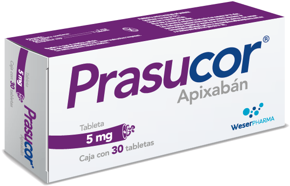 Prasucor 5 Mg 30 Tabletas 