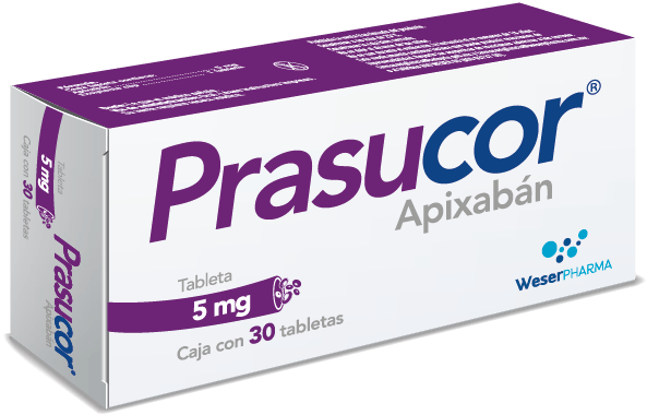 Prasucor 5 Mg 30 Tabletas