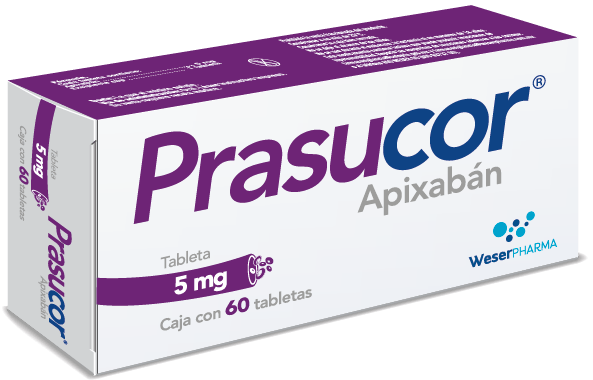Prasucor 5 Mg 60 Tabletas 