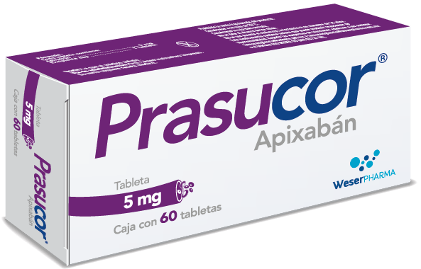 Prasucor 5 Mg 60 Tabletas