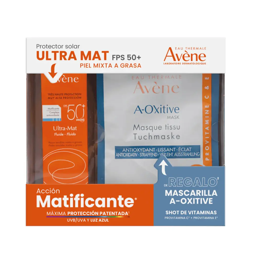 [3282779385367] Kit Avene Ultra Matificante + Mascarilla A-Oxitive