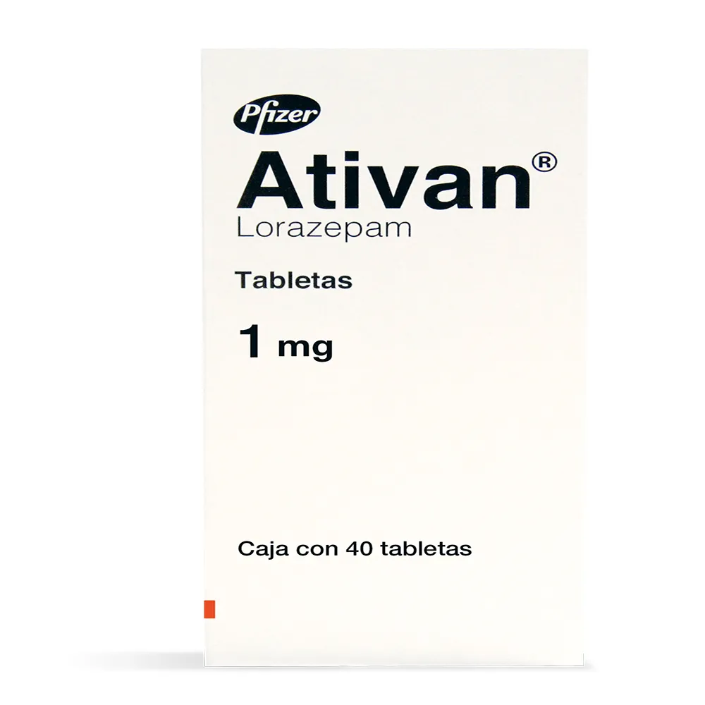 Ativan 1 Mg 40 Tabletas