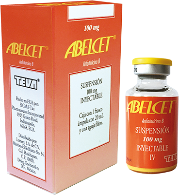 Abelcet (Amfotericina B Complejo Fosfolípido) 100 Mg Caja Con 1 Frasco Ámpula Con 20 Ml Y 1 Aguja Filtro