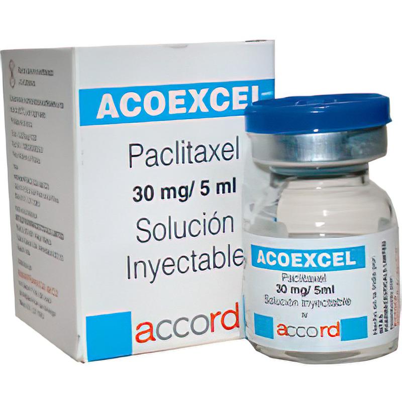 Acoexcel (Paclitaxel) 30 Mg / 5 Ml Caja Con 1 Frasco Ámpula Con 5 Ml 