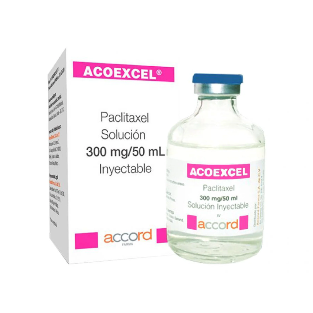 Acoexcel (Paclitaxel) 300 Mg / 50 Ml Caja Con 1 Frasco Ámpula Con 50 Ml