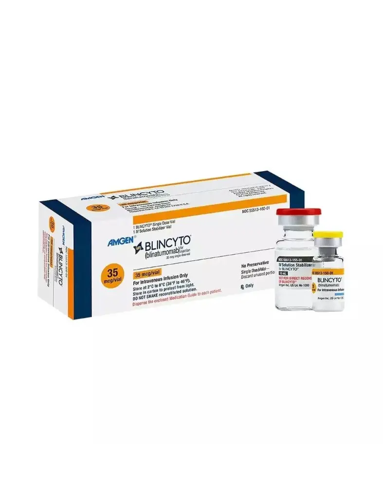 Blincyto (Blinatumomab) 35 Mcg Caja Con 1 Frasco Ámpula Y 1 Vial Con Solución Estabilizadora