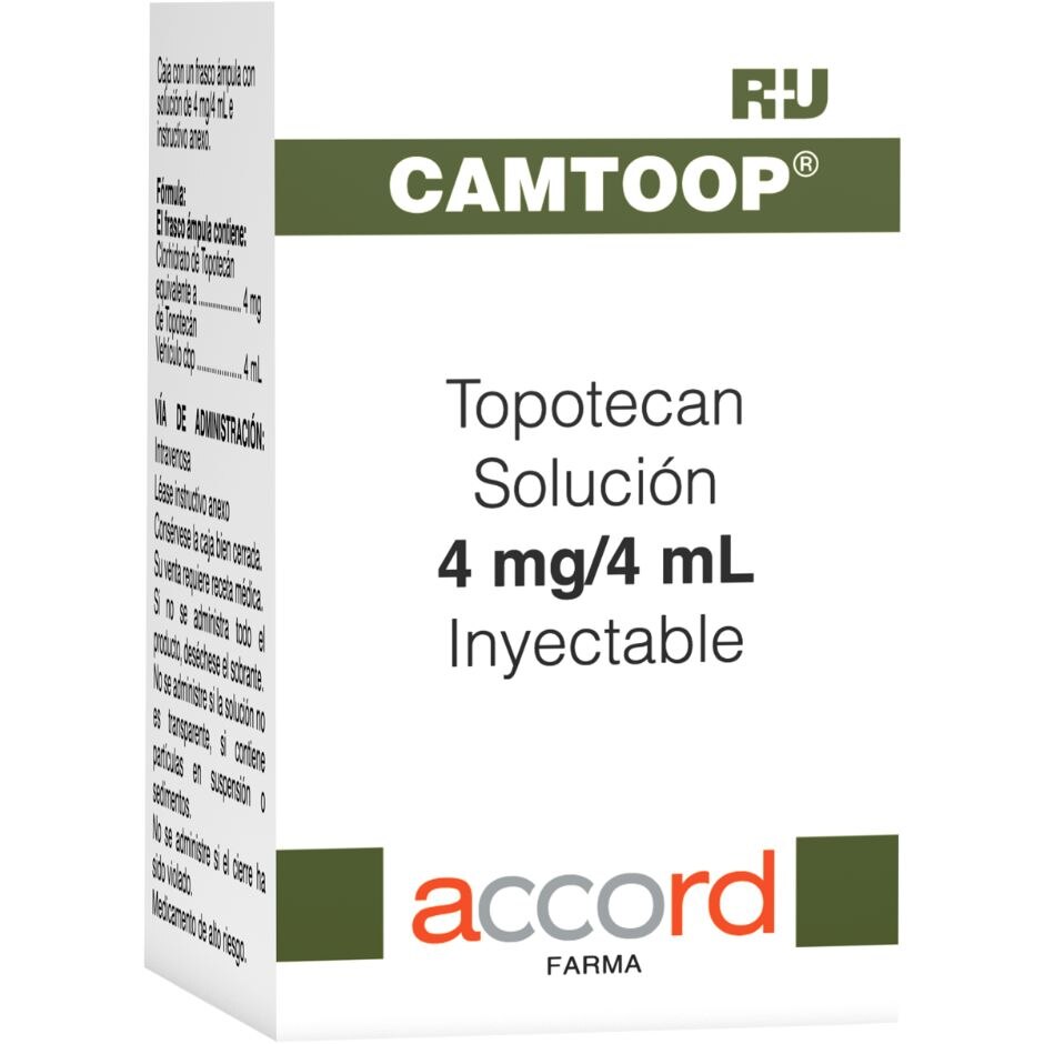 Camtoop (Topotecán) 4 Mg / 4 Ml Caja Con 1 Frasco Ámpula Con Liofilizado