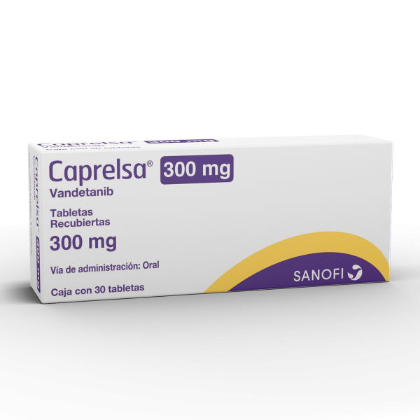 Caprelsa (Vandetanib) 300 Mg Caja Con 30 Tabletas