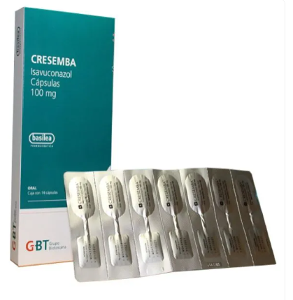 Cresemba 100 Mg 14 Cápsulas 