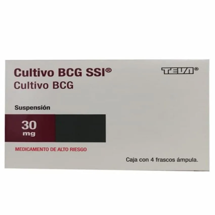 Cultivo BCG SSI 30 Mg 4 Frasco Ámpula 