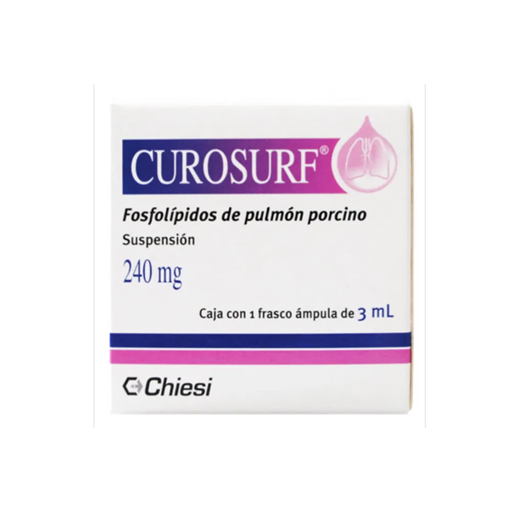 Curosurf 240 Mg Suspensión 3 Ml Frasco Ámpula