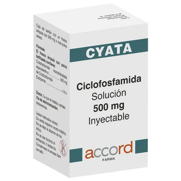 Cyata (Ciclofosfamida) Frasco Ámpula Con 500 Mg