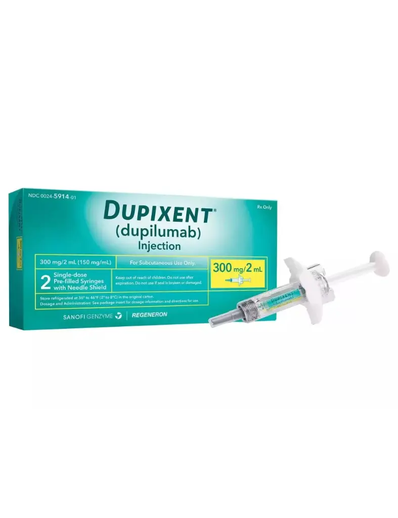 Dupixent 300 Mg/2Ml Caja Con 2 Jeringas Precargadas Rx3