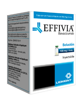 Effivia (Bevacizumab) 100 Mg / 4 Ml Caja Con Un Frasco Ámpula Con 100 Mg / 4 Ml