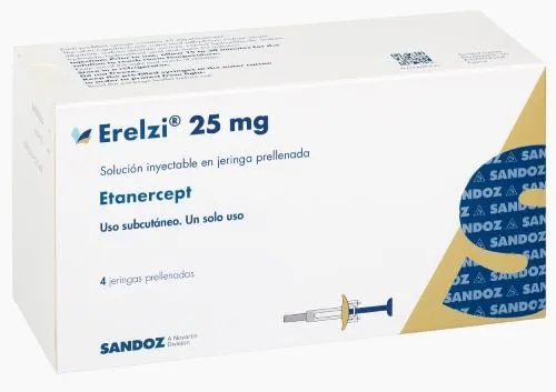Erelzi 25 Mg Solución Inyectable 4 Jeringas Prellenadas 0.5 Ml 