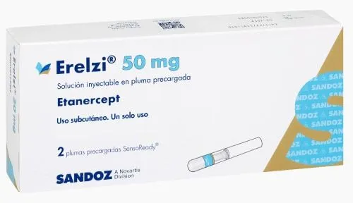 Erelzi Plumas 50 Mg Solución Inyectable 2 Jeringas Prellenadas 1 Ml 