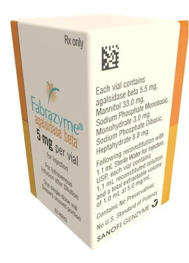 Fabrazyme 5 Mg Sol Iny Fco C/1