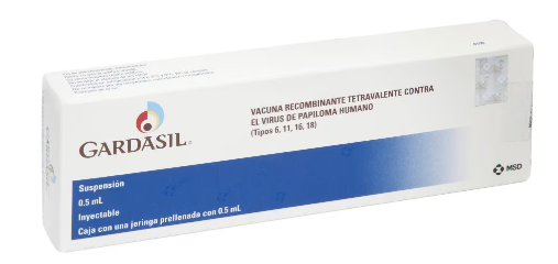 Gardasil 9 (Vacuna Recombinante Nonavalente Contra El Vph (6,11,16,18, 31, 33, 45, 52, 58)) 0.5 Ml Caja Con 1 Jeringa Prellenada Con 0.5 Ml Y 1 Aguja Esteril